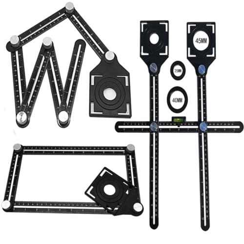 Ceramic Tile Hole Locator Tile Height Adjuster Universal Adjustable Mud Tile Glass Fixed Punch Multi-Functional Tiling Tool