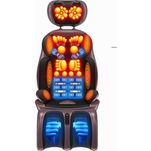 Multi-functional full-body lumbar neck and shoulder instrument leg chair cushion body massager comfortable home 220V