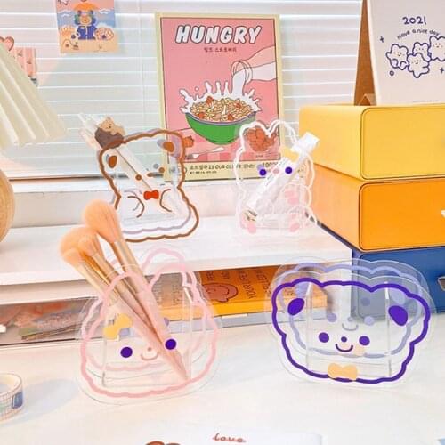 Transparent Pencil Case Mesh Pencil Bag For Kids Gift Office School Supplies