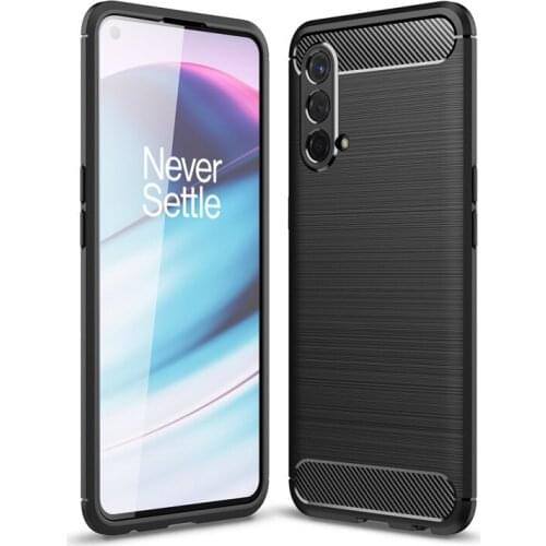 Soft Carbon Fiber Case For Oneplus Nord CE Case Cover For Oneplus Nord CE Back Phone Bumper For Oneplus Nord CE 5G Funda