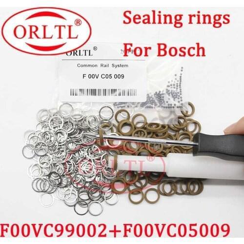 ORLTL 200 sets F00VC99002 +F00VC05009 Common Rail Injector Repair Kits FOR Bosch sealing rings injector 0445110585 0445110541