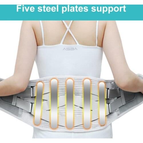 Orthopedic Waist Back Support Belts Waist Trainer Corset Ortopedicas Spine Support V-type Elastic Bands Comfortable Body Care