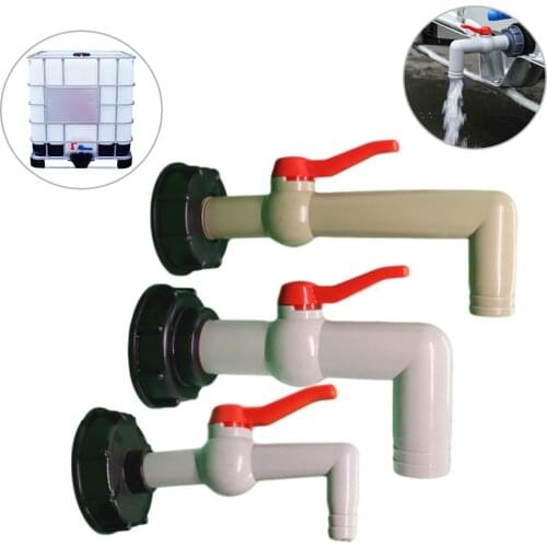 Plastic IBC Tank Adapter S60x6 Garden Hose Faucet Connector Water Tank Hose Replacement Connector Valve Accessories
