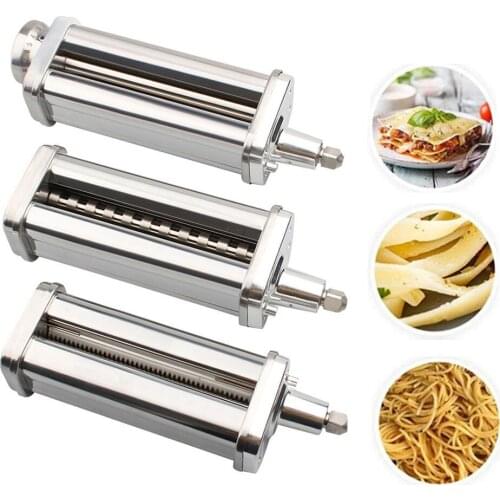 Pasta Maker Stainless Steel Pasta Spaghetti Roller Stand Type Mixer Noodle Press Attachment Kitchen Tool for Kitchen Aid