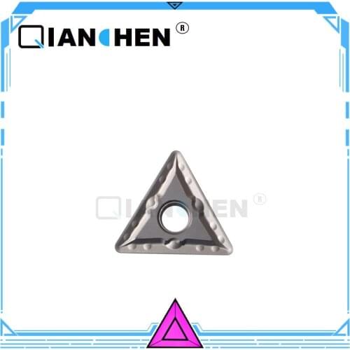 QianChen,10pcs/lot TNMG160404 08 -MT TC001,Generally used in ceramics,Turning Insert,Wear resistant CNC blade,Slotting knife