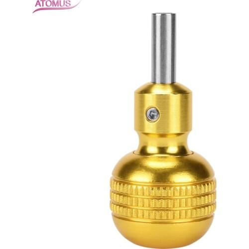 Self-Lock Tattoo Grip Tube Tattoo Machine Gun Part Auto Lock Handle Retro Style light Professional Self-lock Tattoo Supply