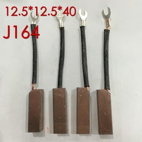 Motor carbon brush 12*12*40 J164 high copper indentation machine paper cutter die-cutting machine generator carbon Free Shipping