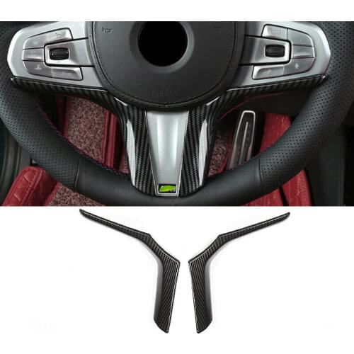 Carbon Fiber Style For BMW X3 X4 G01 G02 G30 6 Series GT Steering Wheel Strip