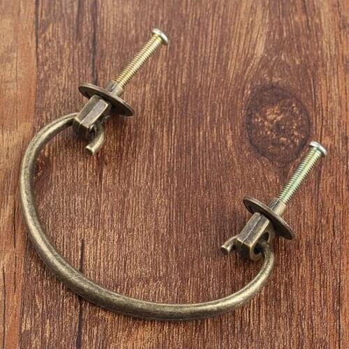 Retro Kitchen Drawer Cabinet Door Handle Vintage Furniture Knobs Antique Wooden Box Case Cupboard Pull High Quality Handles