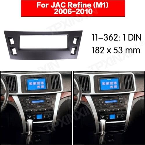 11-362 Car radio Frame Panel for JAC Refine Xiang He 2006-2010 Radio Stereo Fascia Panel Frame Adaptor Fitting Kit