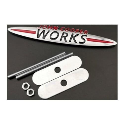 3D JCW John WORKS Sticker Emblem Decor for Min Cooper One Countryman R50 R52 F55 F56 R55 R56 R60 F60 Car Accessories