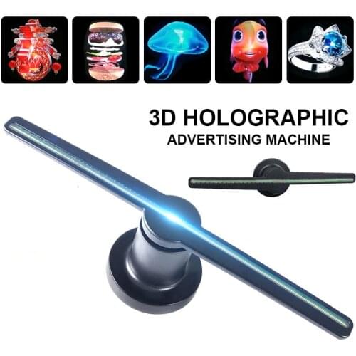 3D Wifi Hologram Projector Light Advert Display LED Holographic Imaging Lamp remote LED 3d Display Advertising logo Light