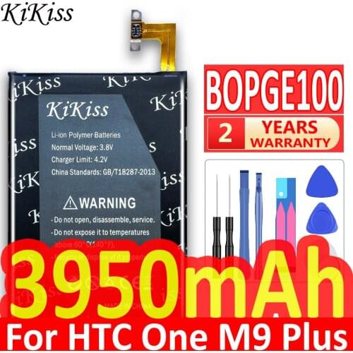 3950mAh High Capacity Battery for HTC ONE M9 M9+ M9W One M9 Plus M9pt Hima Ultra 0PJA10 0PJA13 Battery BOPGE100 + Free Tools