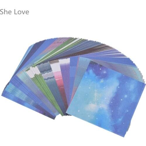 Chzimade Scrapbooking Origami Paper Art Background Universe Planet Moon Paper Card Making DIY Craft