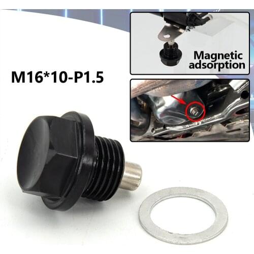 Free Shipping Universal M16*1.5 Engine Dress Up Magnetic Oil Drain Plug Package/Oil Sump Drain Plug