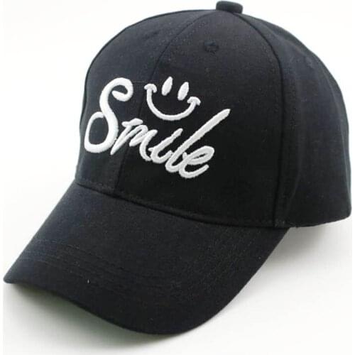 Doitbest spring Children Baseball Cap 1 to 5 Years old Embroidered smiley summer Hip Hop kids Hats Boys Girls Caps snapback hat