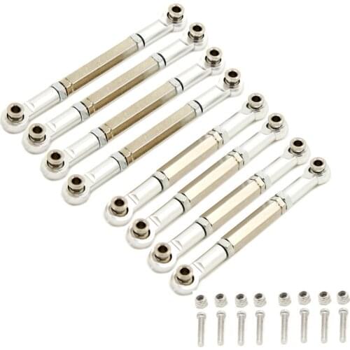 For WPL C14 C24 B24 B14 MN D90 D91 MN-90 MN-91 RC Car Upgrade Parts Metal Pull Rod Tie Rod