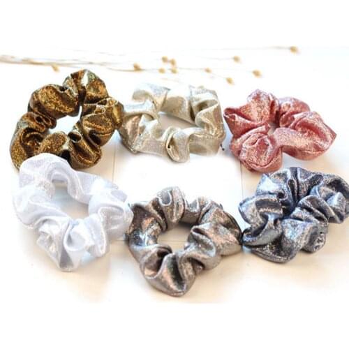 Elegant Cloth Hair Ring Scrunchie Women Girls Elastic Hair Rubber Bands Gum Accessories Tie Hair Rope Ponytail Holder Headdress