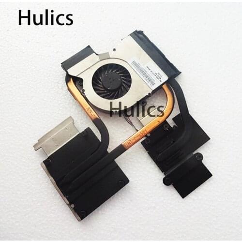 Hulics Original for HP pavilion DV6 DV7 DV6-6000 DV6-6050 DV7-6000 cooling heatsink with fan 653627-001 665309-001 650797-001