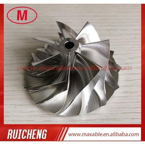 TD05H reverse 7+7 blades 55.50/76.13mm tapered tip angle:30 degree Turbo Billet/milling/aluminum 2618 compressor wheel