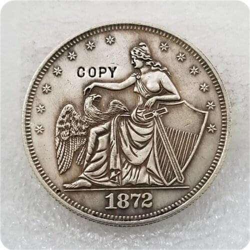COPY REPLICA 1872 Seated Liberty Shield & Eagle Half Dollar Patterns COIN COPY FREE SHIPPING