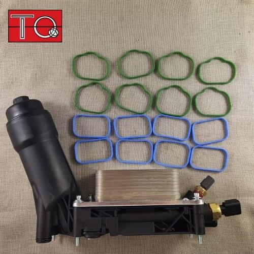 Engine Oil Cooler Filter Housing FOR Jeep Dodge Chrysler 11-13 3.6L V6 5184294AE with sensor