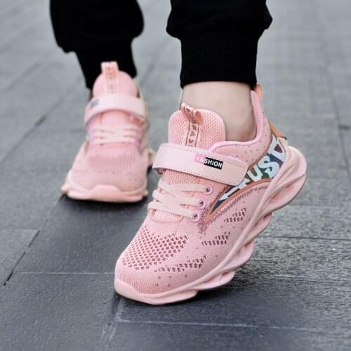 New Fashion Childrens Sneakers Kids Sports Shoes For Girls Breathable Mesh Sneakers Girls tenis infantil Kids Shoes Size 26-37