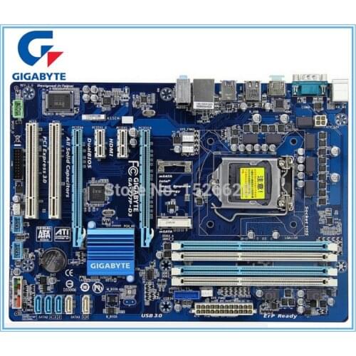 Gigabyte GA-Z77P-D3 original mainboard PC DDR3 LGA1155 boards USB3.0 32GB Z77P-D3 Z77 Desktop Motherboard