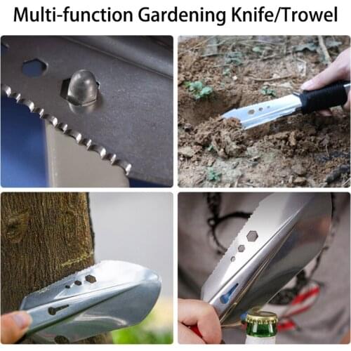 Multipurpose Bend-Proof Gardening Trowels Heavy Duty Stainless Steel Hand Shovel