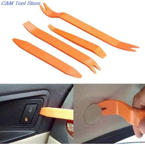 4/8 Pcs Plastic Auto Dismantle Tools Kit Car Radio Door Clip Panel Trim Dash Audio Removal Installer Pry Kit Refit Set