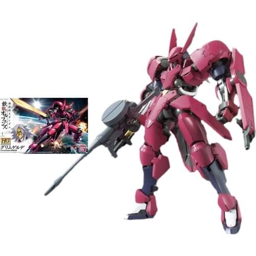 Bandai Gundam Model Kit Anime Figure HG IBO 014 1/144 V08-1228 Grimgerde Genuine Model Action Toy Figure Toys for Children