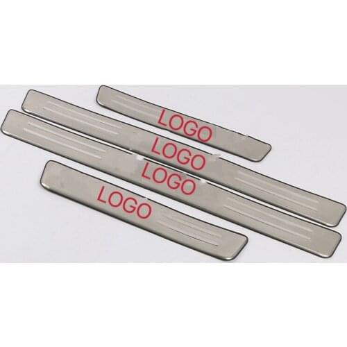 Stainless Steel 4Pcs/Set Car Door Sill Scuff Plate Welcome Pedal Trim Fit Car Styling Accessories for 2013 Nissan TEANA