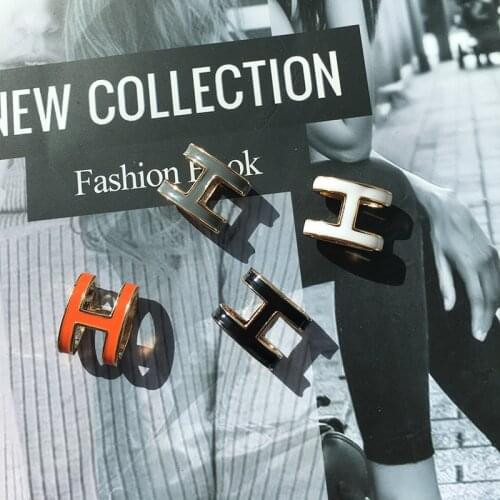 New Chic Metal Scarf buckle H Shape OL Scarf Square Silk Scarf Brooch Fashion Lazy Womens kerchief buckle s Wholesale Jewelry