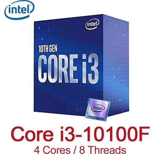 Intel Core i3-10100F 3.6GHz Comet Lake 6MB Smart Cache Desktop Processor Boxed
