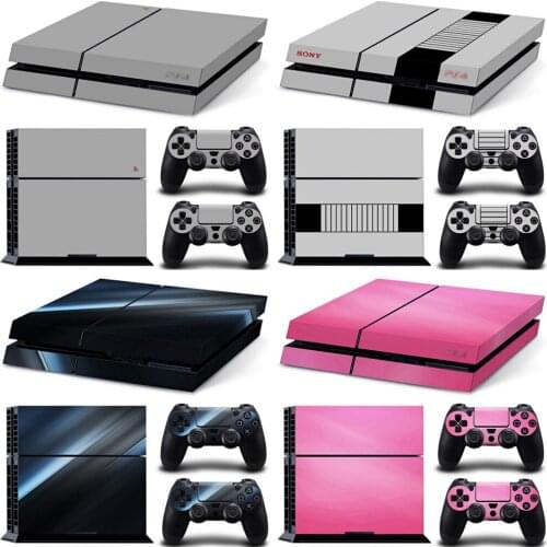PVC Decal For PlayStation 4 for PS4 Console Sticker Skin PVC Cover Sticker For PS4 Controller