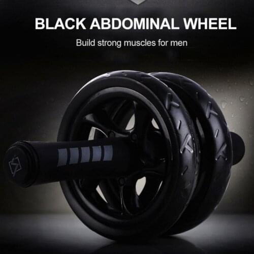 Abdominal Exercise Roller Silent Double Wheel Abdominal Exercise Retracting Roller Abdominal Giant Wheel Muscle Trainer Fitness