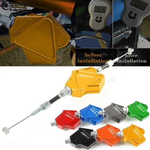 For Kawasaki KLX 150BF 150S 450R 125 250 D-TRACKER KLX150BF KLX150S KLX450R CNC Stunt Clutch Lever Easy Pull Cable System