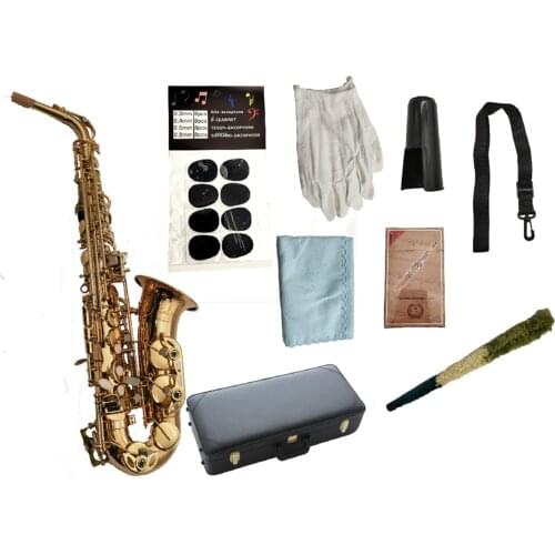 JUPITER JAS-769-II Alto Eb Tune Saxophone New Brand E Flat Musical Instrument Brass Gold Lacquer Sax With Case And Accessories