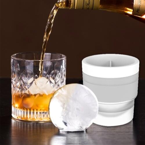 Silicone Round Ice Ball Molds Cube Freezer DIY Mould Drink Kitchen Bar Party Ice Ball Spherical Whiskey Tray Mould Maker