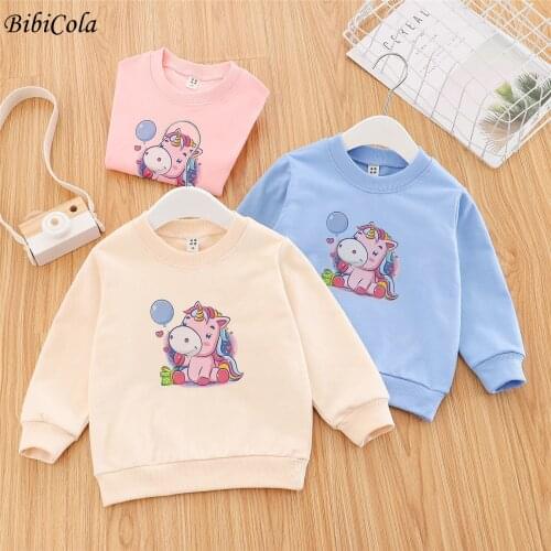 Boys Girls Hoodies Cartoon Pattern Autumn Winter Outwear Children Sweatshirts for Kids Clothes Baby Boys Girls Pullovers 0-4Y