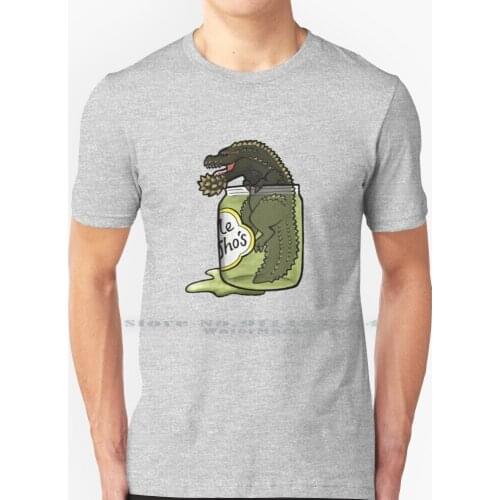 The Terrifying Picklejho T Shirt 100% Pure Cotton Deviljho Monster Hunter Mh4u Mhw Monhun Monhan Creative Trending Vintage Cool