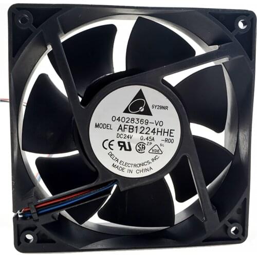 For delta AFB1224HHE 12CM 120MM 1238 12038 120*120*38MM 24V 0.45A cooling fan