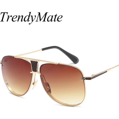 Sunglasses Women Brand Designer Vintage Sun Glasses for Women Men Luxury Square Style Metal Legs Gradient Oculos De Sol UV400