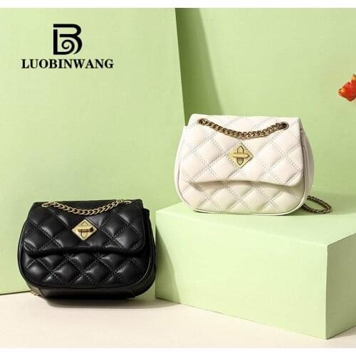 Women luxury handbags PU leather ladies hand bags famous designer small shoulder bag mini chains cross body bags cute Phone Bag