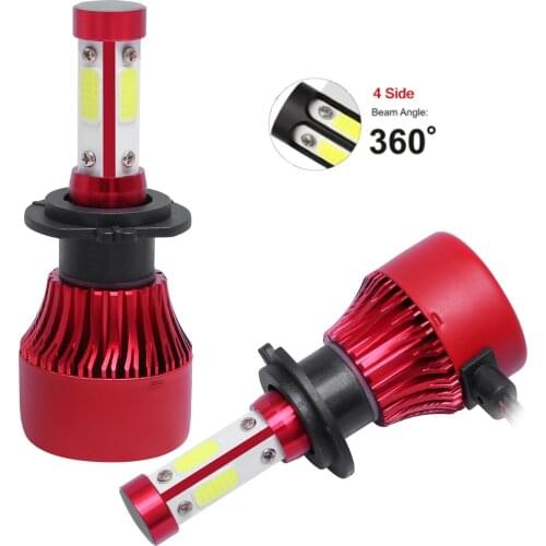 2pcs 16000LM LED H7 H11 LED Bulb 360 Degree H1 H3 H4 H8 H9 9005 HB3 9006 HB4 Auto Car Headlight 12V 6000K Fog Light