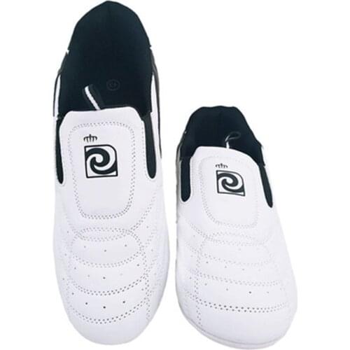 White Taekwondo Shoes Mens High-quality Breathable Kung Fu Shoes Wushu Taichi Karate Martial Arts Wrestling Fighting Sneakers