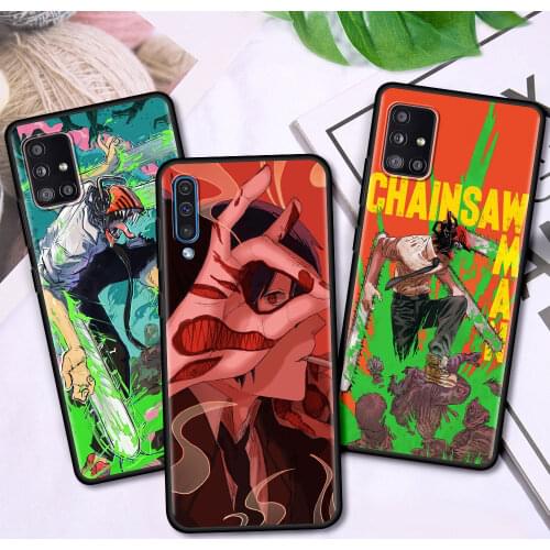Chainsaw Man Anime Cover For Samsung Galaxy A51 A71 A21s A70 A50 A40 A20e A12 A10 Phone Case A72 A52 5G A41 A31 Silicone Shell