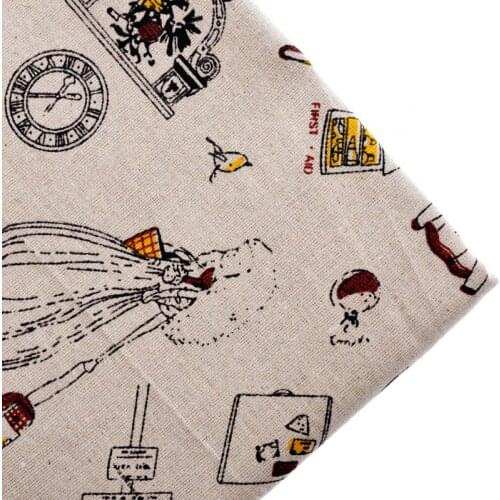 Zakka Cotton Linen Fabric For Handmade Hometextile Fabrics Cloth Sofa Curtain Bags Cushion Furniture Cover Meter 100x145cm