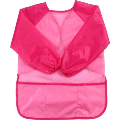 Fashion Waterproof Long Sleeve Baby Toddler Painting Feeding Smock Bib Apron