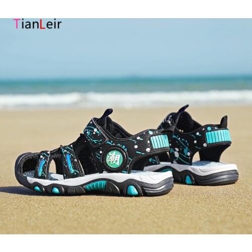 New 2021 Summer Kids Sandals Boys High Quality Boys Beach Casual Sandalias Light Soft Non-slip Children Sandals Chaussure Enfant